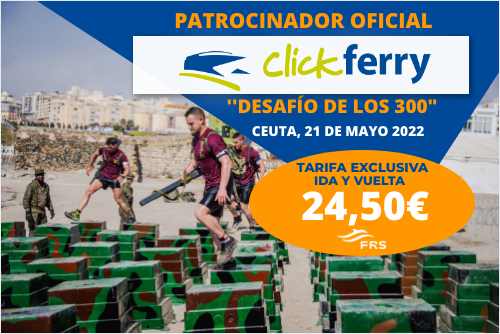 Imagen de Viaja con Clickferry y FRS a Ceuta al Desafío de los 300 por sólo 24,50€ I/V